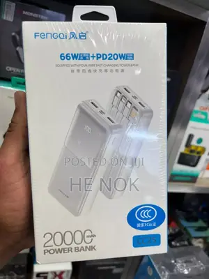20000mah Power Bank 66w+Pd20w