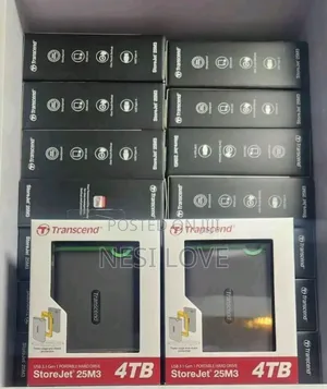 4tb Transcend External Hard Disk Drive Storage