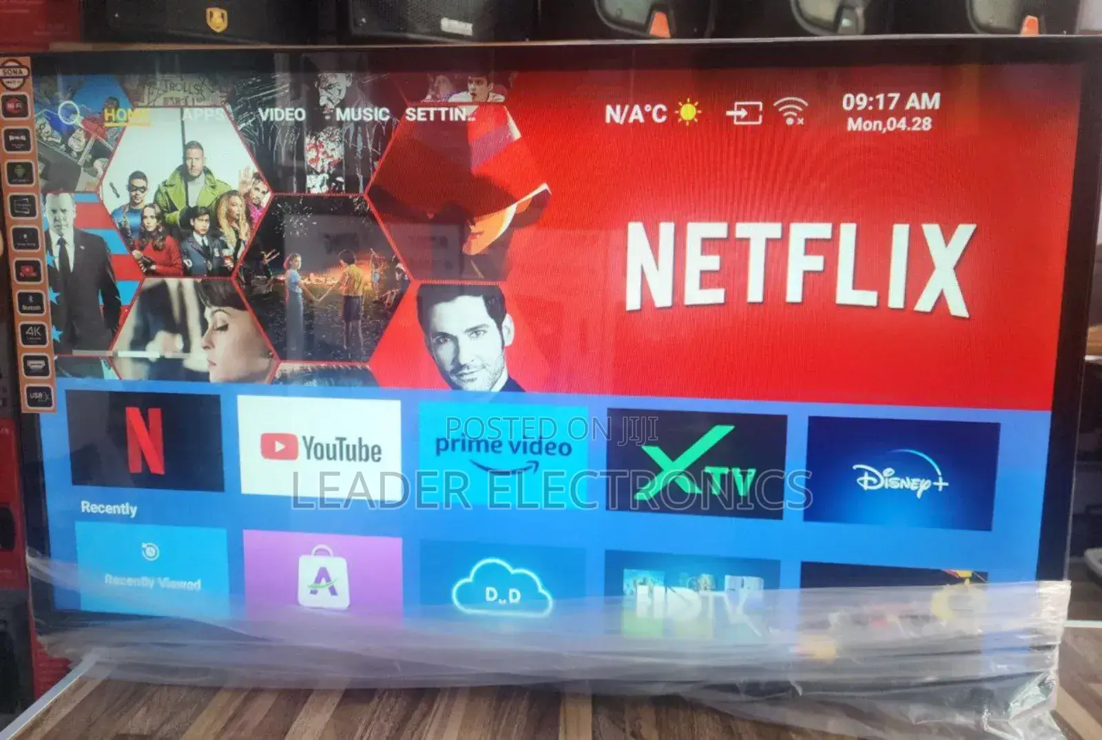 Grace One Tv 55" Smart Android Tv New Arrival 2025