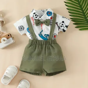 Mk- 0671 Babyboy Casual 2 Piece Set Short and Tshirt Set Size: 0-18