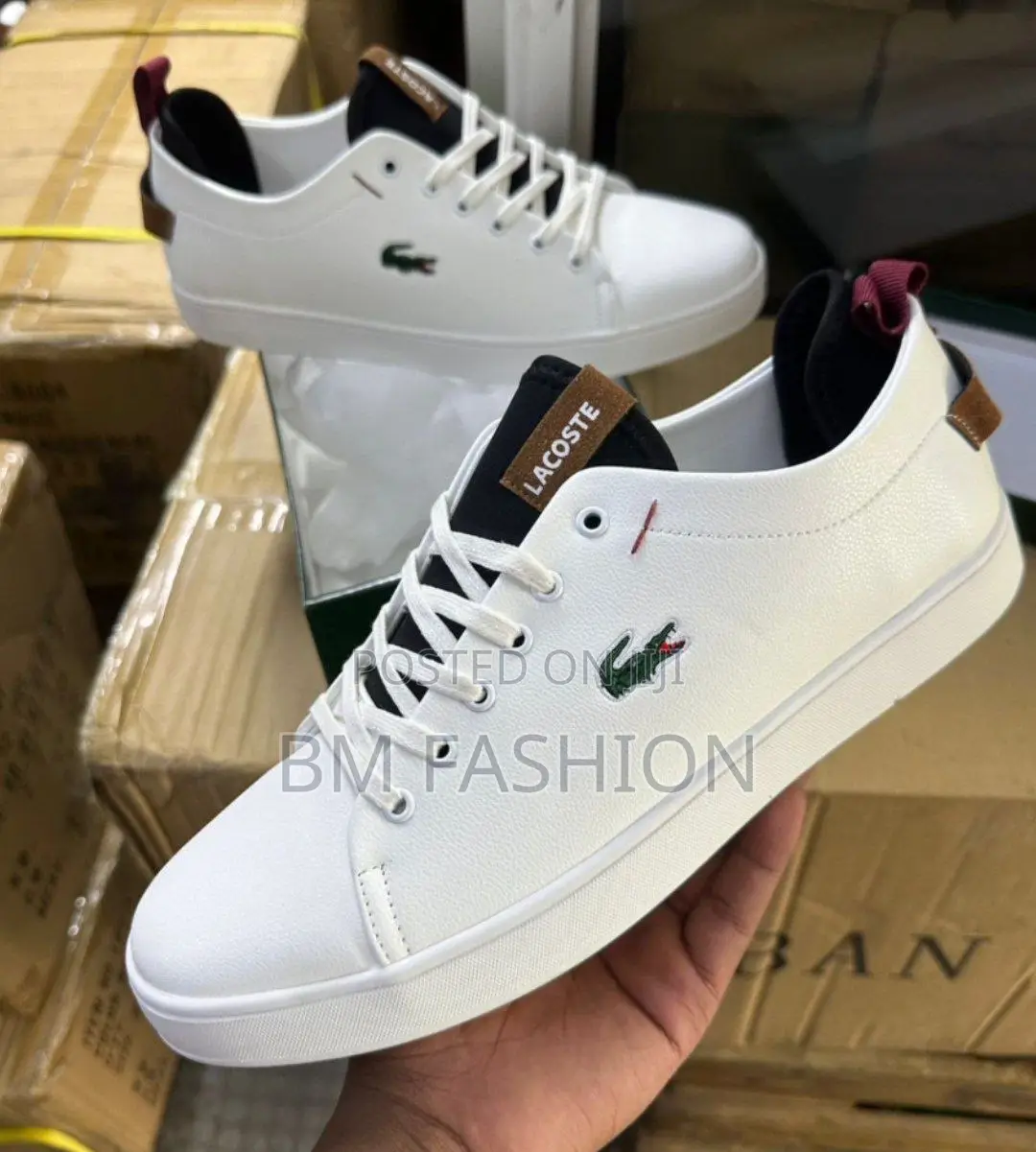 Lacoste Flats White