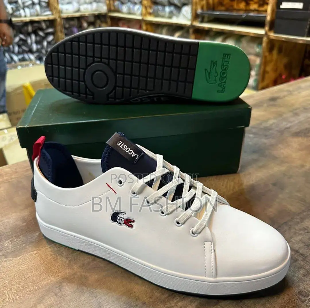 Lacoste Flats White
