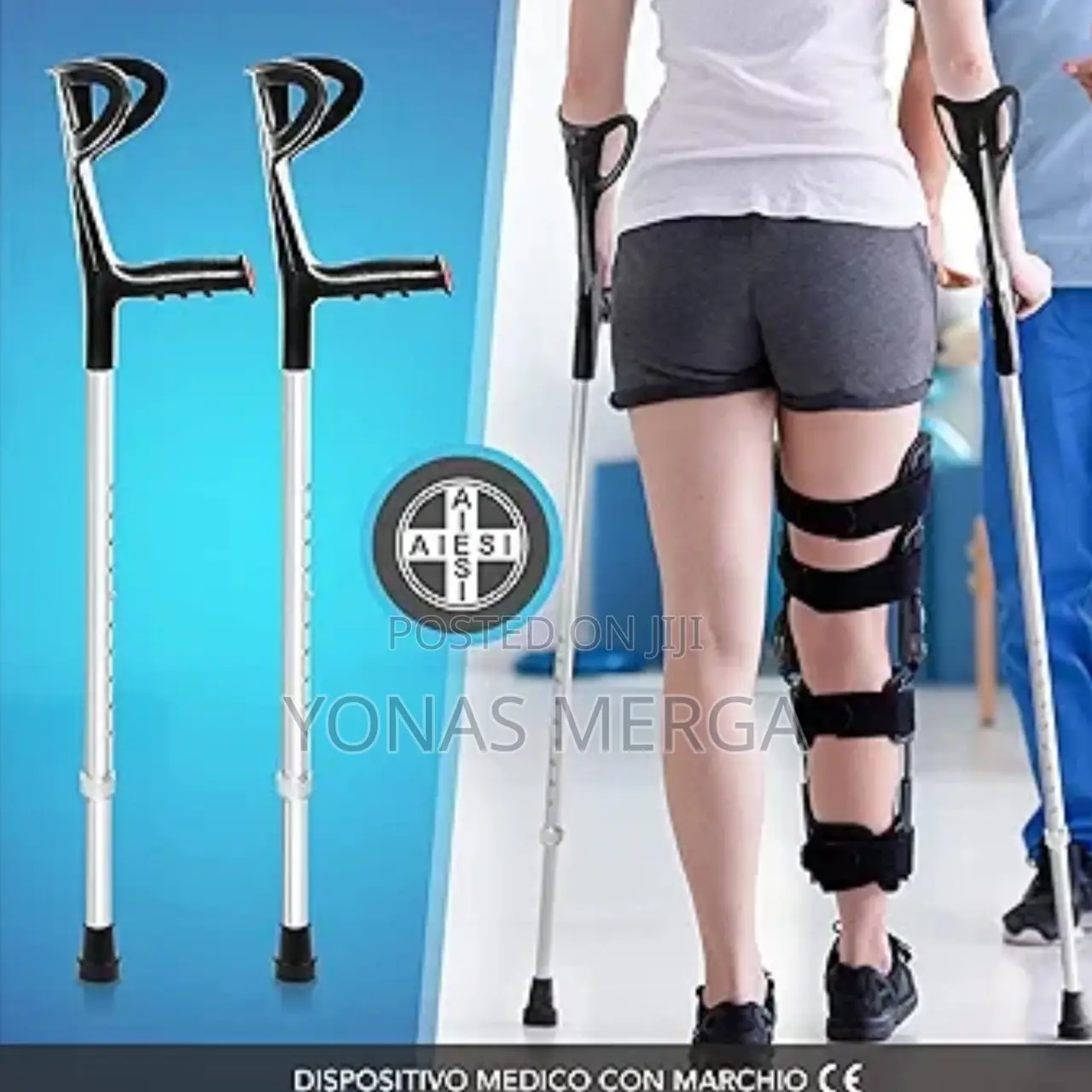 Elbow Crutches声፬crutches¥¶Crutches Can Be Adjusted to 10 Heights