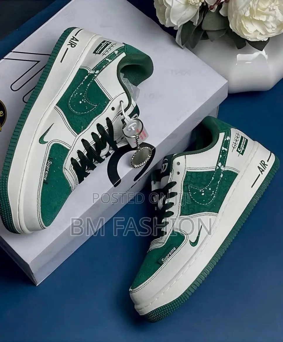 Nike Air Force 1 Gucci Green X Ivory