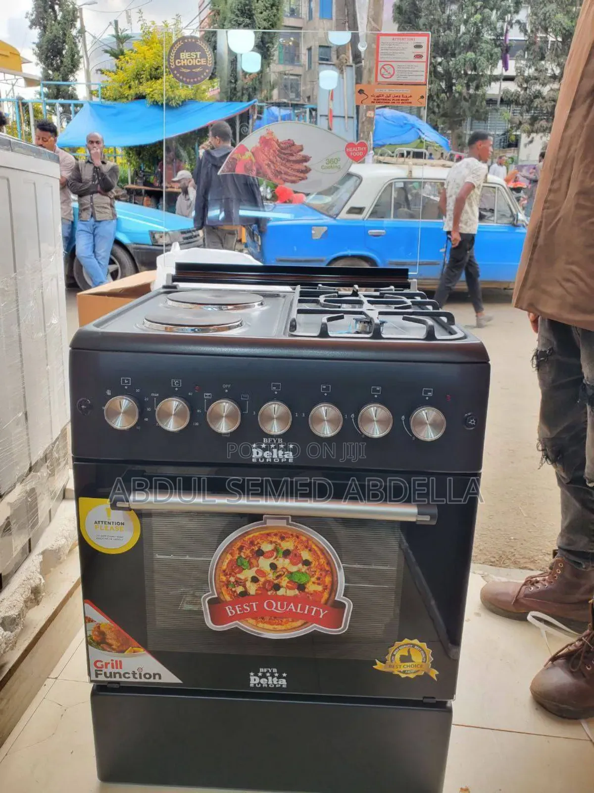 Delta Standing Oven 2gas 2electric and 4electric Fan System With Grill