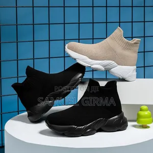 Mk- 0639 Unisex Breathable Ankle Boots Size: 26-32color: Black, Cream