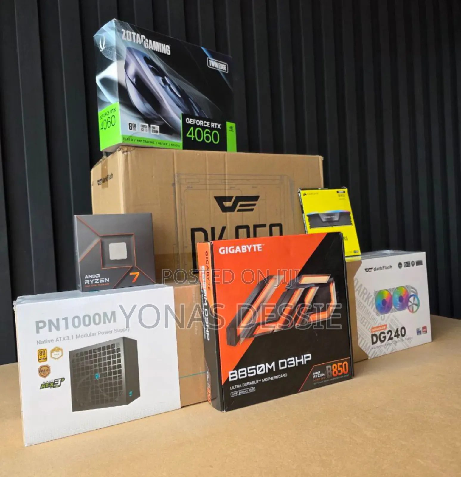 New Desktop Computer 32GB AMD Ryzen 7 SSD 1T