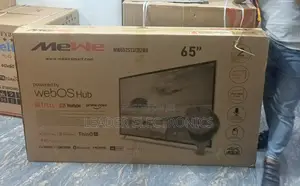 Mewe Tv 65" Smart Android Tv New 2025 Double Glass Tv Webos Hub