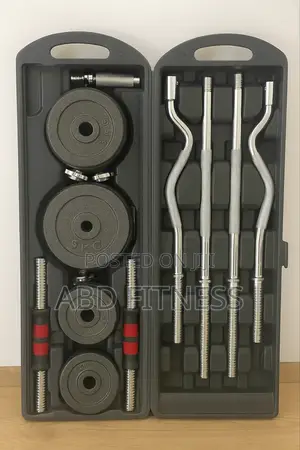 55kg Adjustable Dumbbell Barbell Set – Full Body Workout