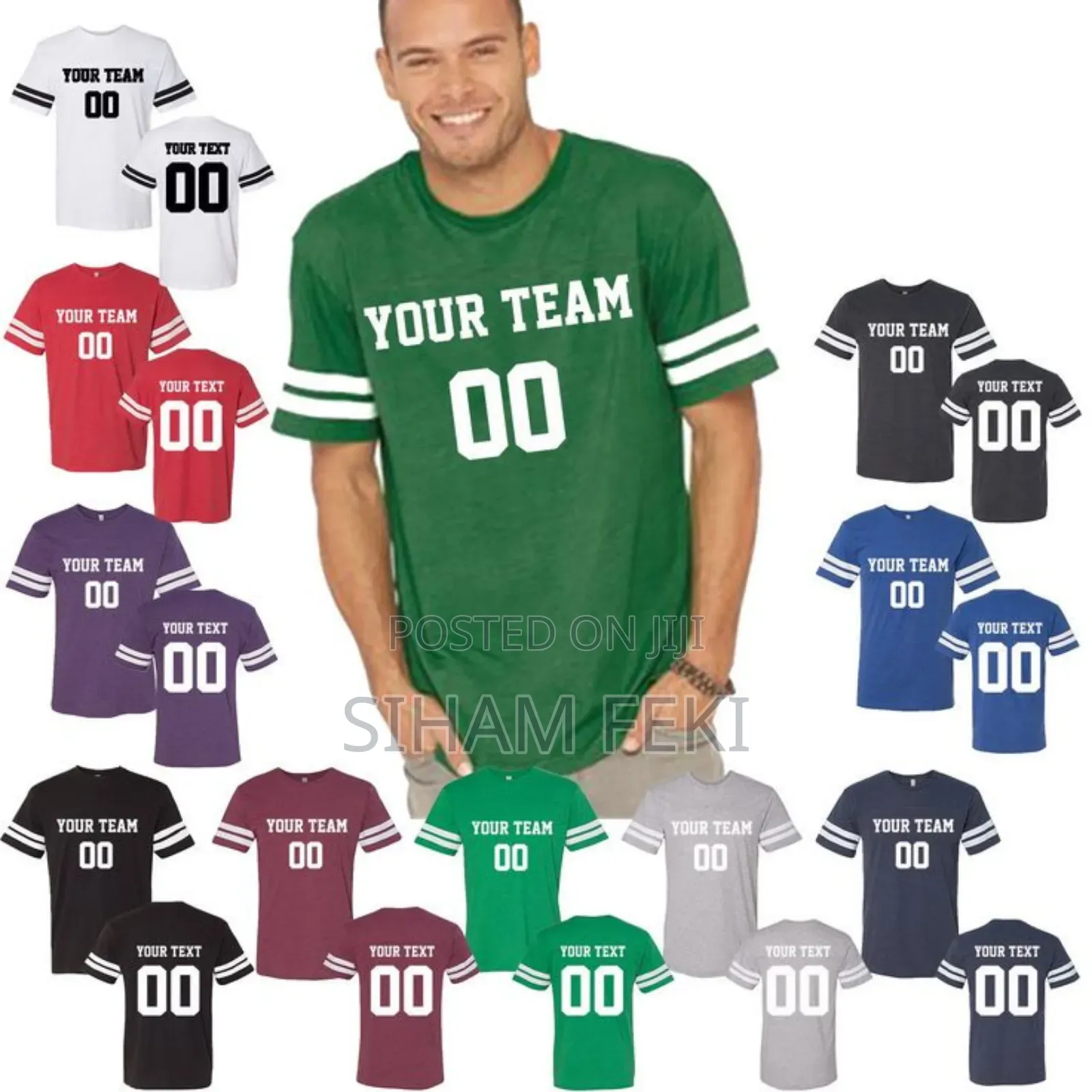 Customizable Jersey Tshirt for Your Team
