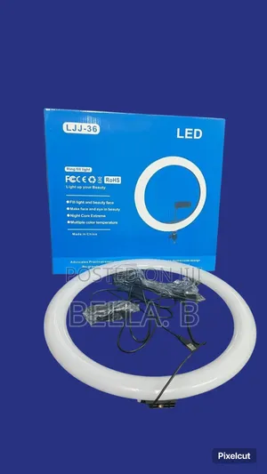 14 Inch Led Ring Light: Portable And Lightweight Design.
