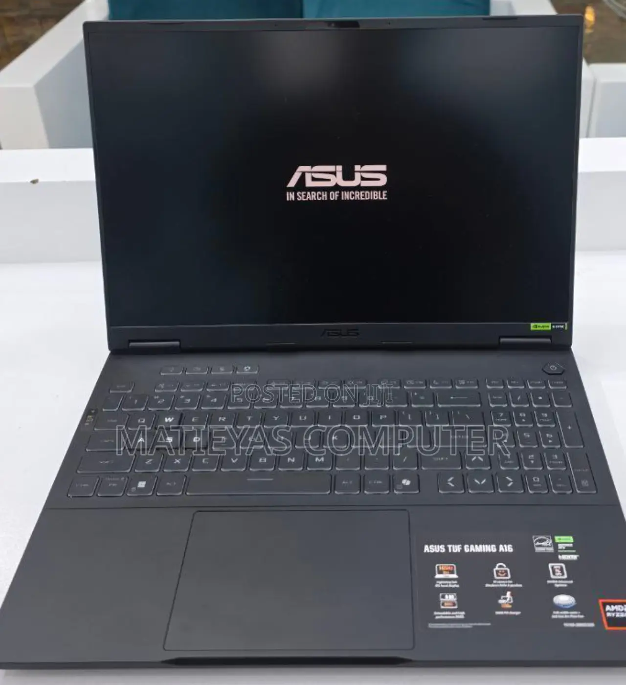 New Laptop Asus TUF Gaming A15 32GB AMD Ryzen 9 SSD 1T