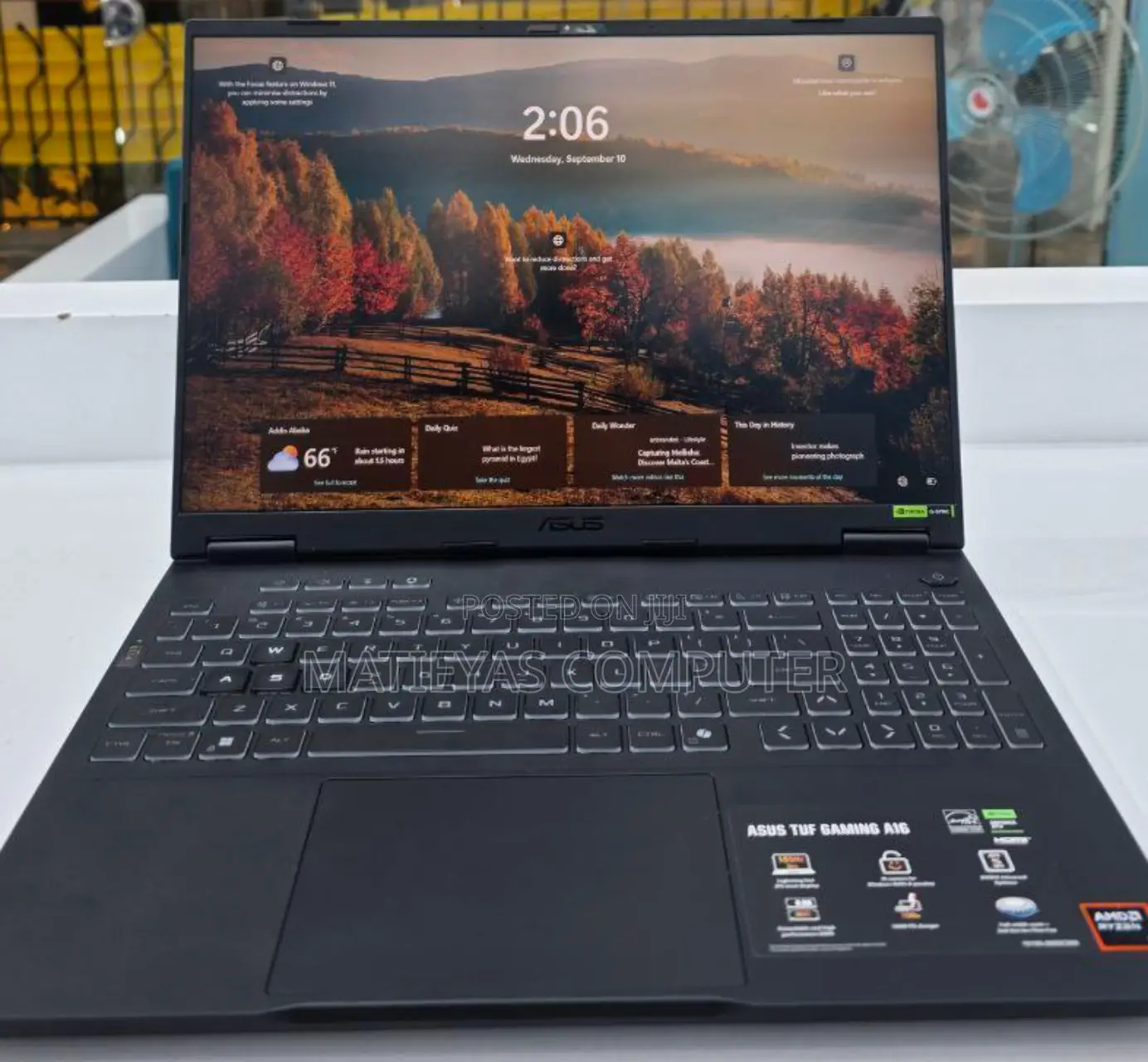 New Laptop Asus TUF Gaming A15 32GB AMD Ryzen 9 SSD 1T