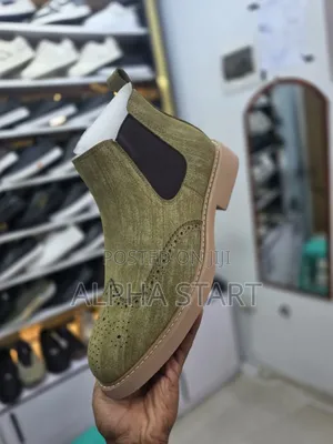 Chelsea Boots Premium Quality Gray Cows
New Arrival  