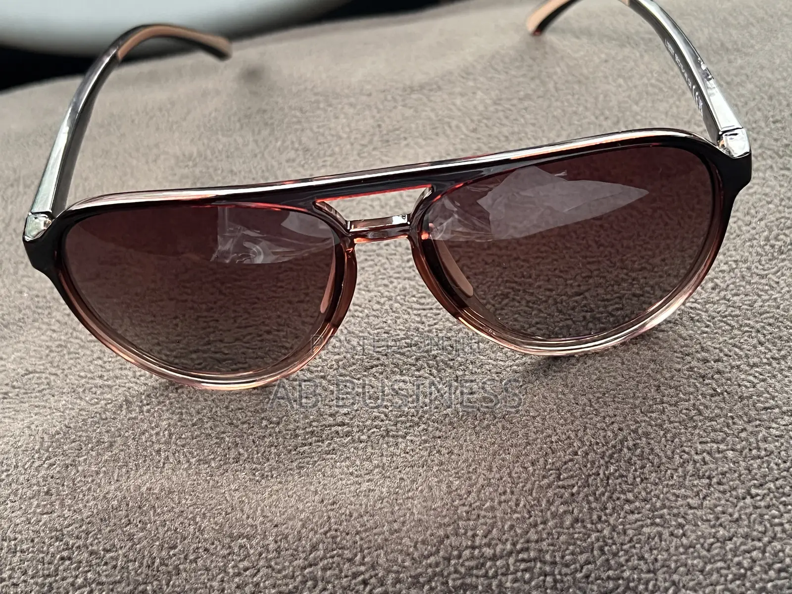 Light Gradient Brown Aviators Sun Glasses