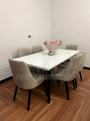 Dining Table With Grey Color