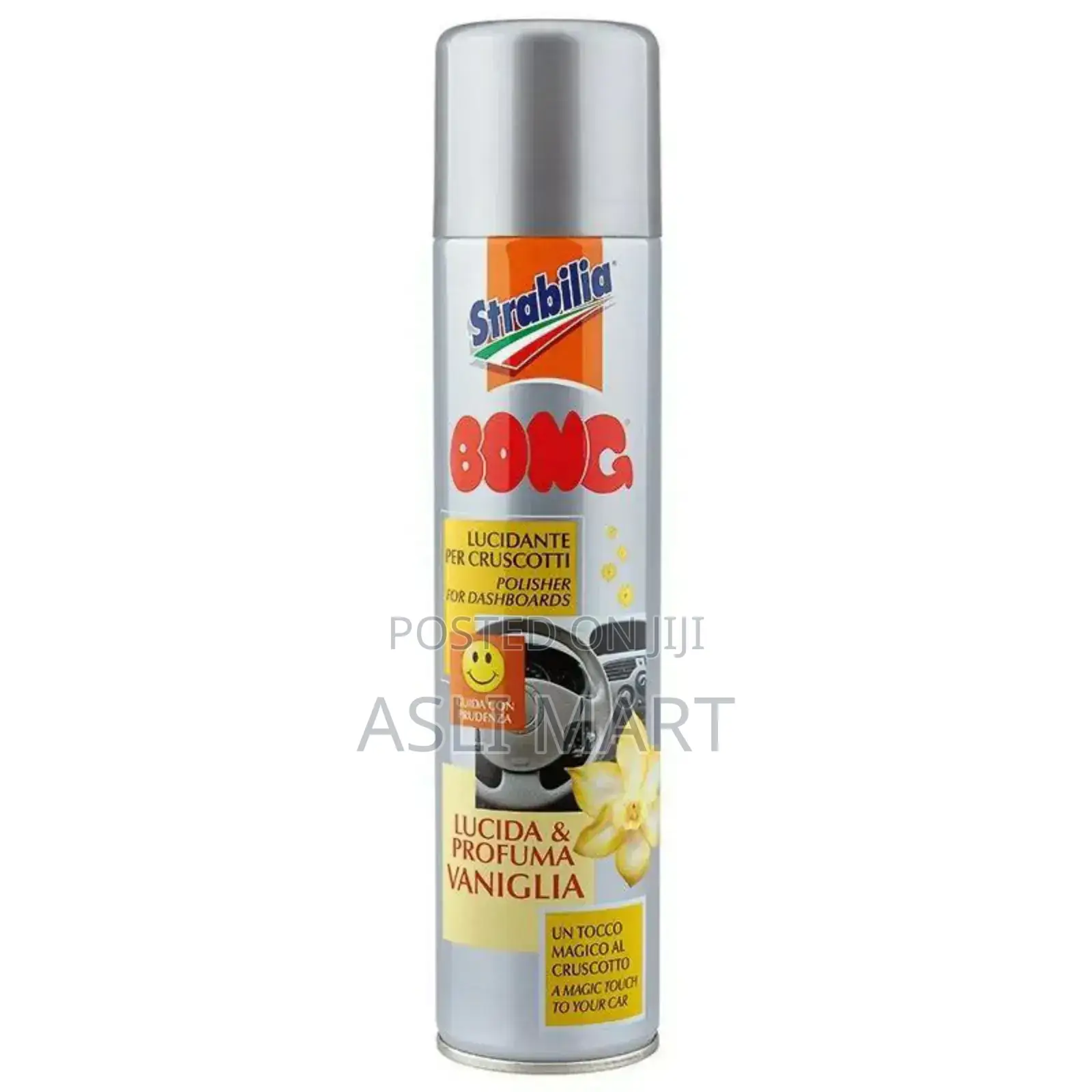 Bong Vanilla Dashboard Polish 300ml Made in Italy