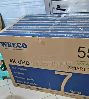 Weeco 55” Uhd Smart Tv – Crystal-Clear Entertainment!