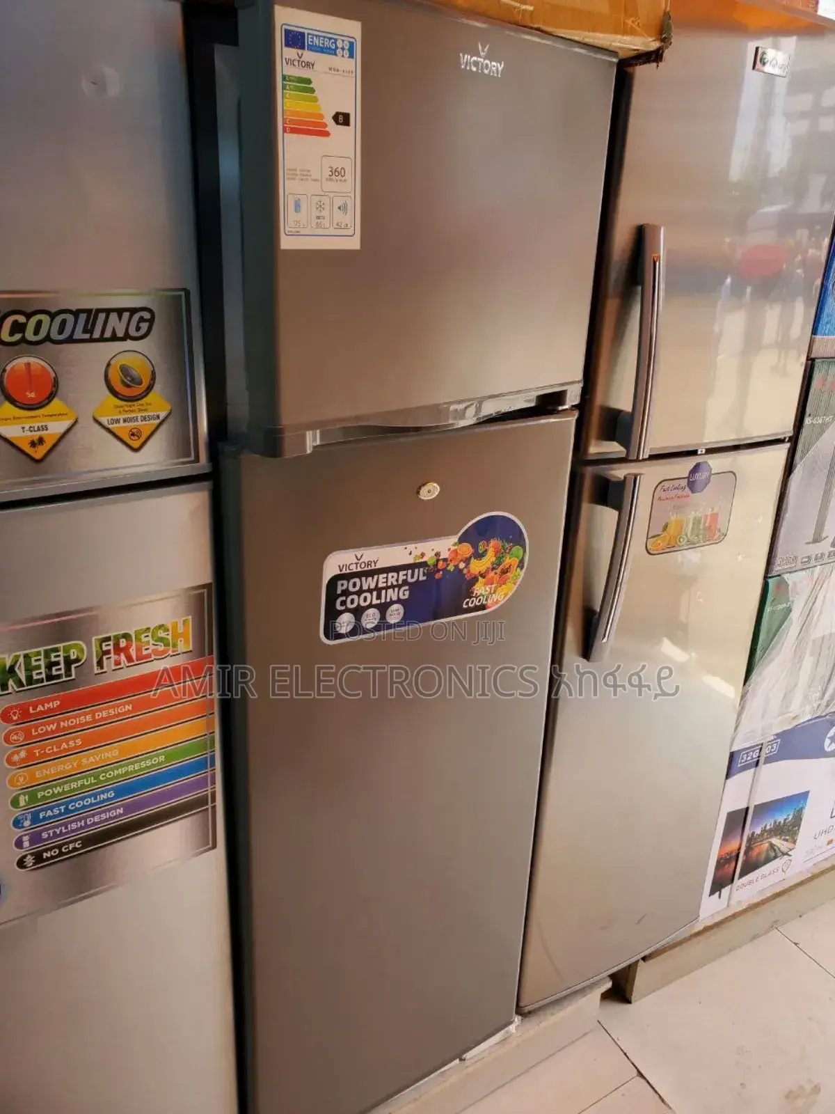 Victory 410l ፍሪጅ Refrigerator Ferij