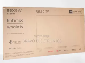 Infinix 55" Uhd Qled Smart Tv – Frameless, Stunning Smart