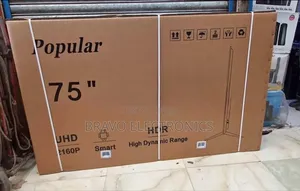 Popular 75" HDR Smart Tv – Ultra Hd, Frameless Immersive 
