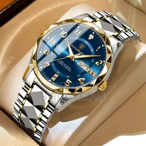 Poedagar Luxury Man Wristwatch Waterproof Luminous Watch