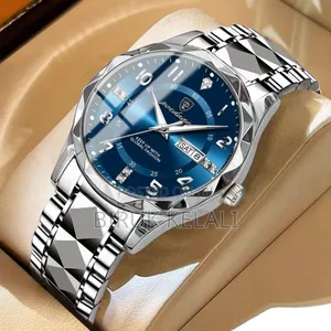 Poedagar Luxury Man Wristwatch Waterproof Luminous Watch