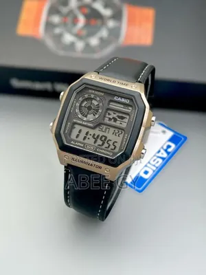 *Casio*
*Features:-*
• Digital Display: Shows Time, Date,