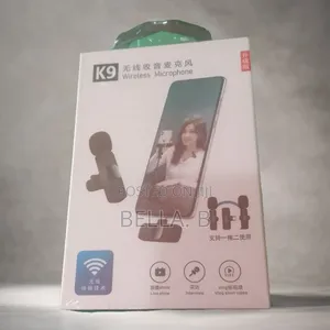  Wireless Microphone: Sleek and Lightweight Design.