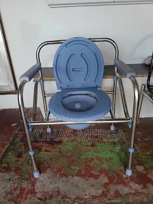 2-in-1 Usage - Bedside Commode鄰፷toilet Seat on an Existing Toilet.
