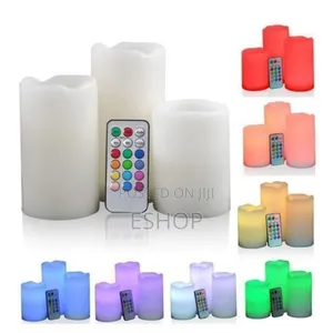 No-Mess, No-Flame Decorative Candles With 16-Hour Runtime