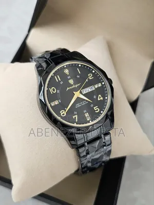 Poedagar Luxury Watch for Mens Black