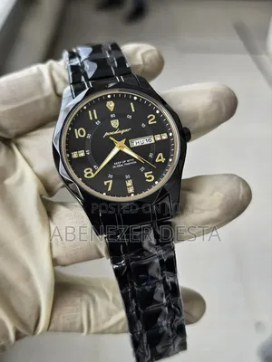 Poedagar Luxury Watch for Mens Black