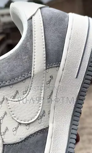 Nike Air Force 1 Low ‘07 X Stussy ‘Grey Silver’ Men’S Shoes