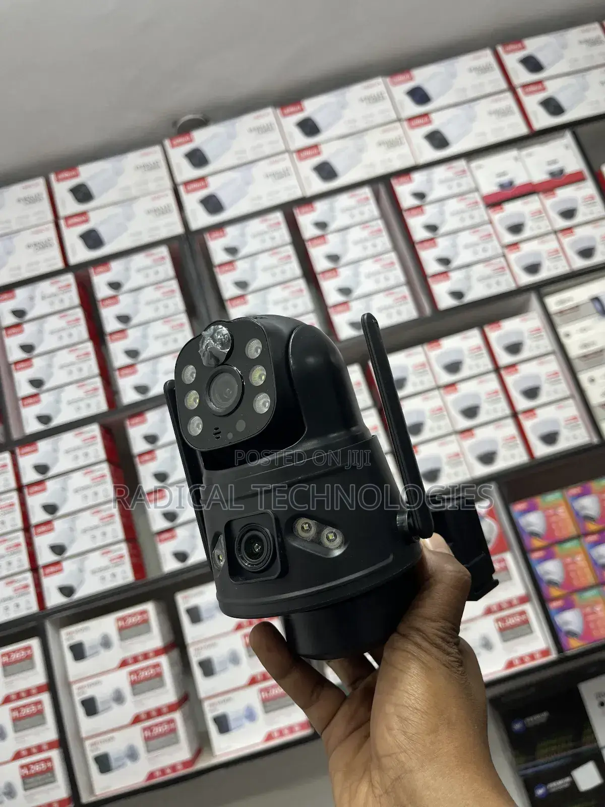 ቪዲዮ ጥራት ያለው መብራት ቢጠፋ ማይቋረጥ Solar Security Camera Dual Lens Xiaomi