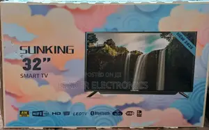 Sunking Tv 32" Smart Android Tv Double Glass Tv Android Version 14.0