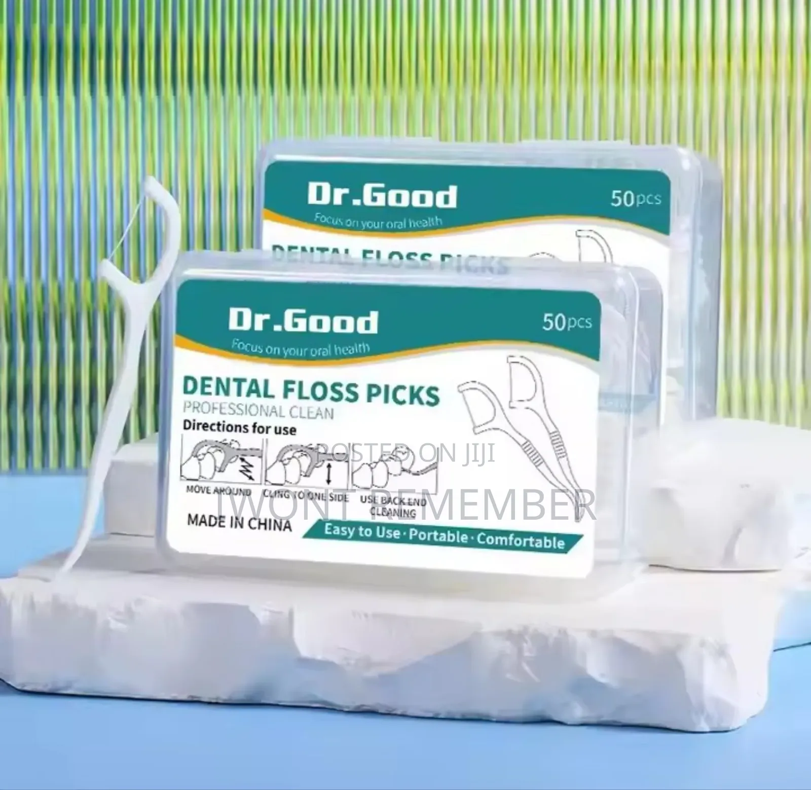 50 PCS Dental Floss Sticks Oral Care Tools