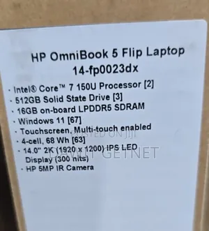 New Laptop HP Pavilion 15 16GB Intel Core I7 SSD 512GB