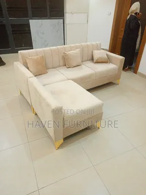 Cream Steel Leg Sofa Code234