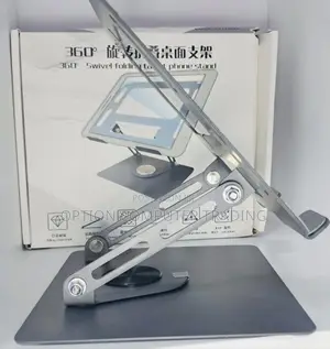 360° Adjustable Laptop Stand – Full Rotation Height Control