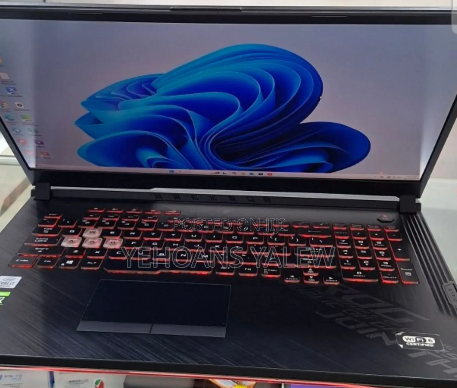 New Laptop Asus ROG Strix G17 16GB Intel Core I7 SSD 1T