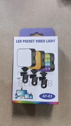 Ay 83 Led Pocket Video Light:Lightweight Travel-Friendly.