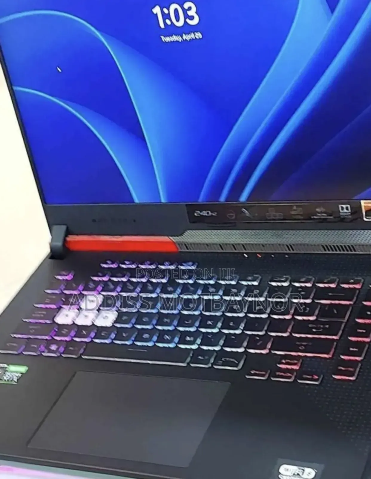 New Laptop Asus ROG Strix G15 16GB Intel Core I7 SSD 512GB