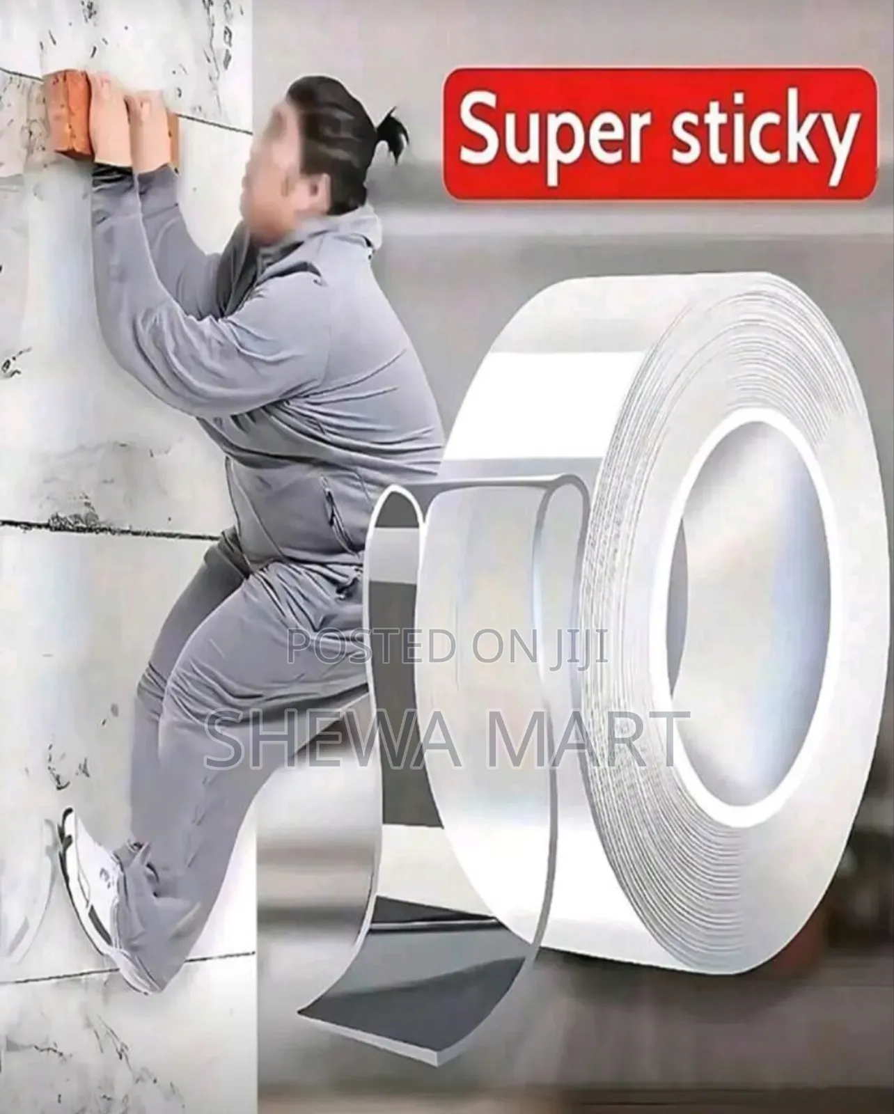 Reusable Nano Double-sided Tape Damage-free, Removable, Washable