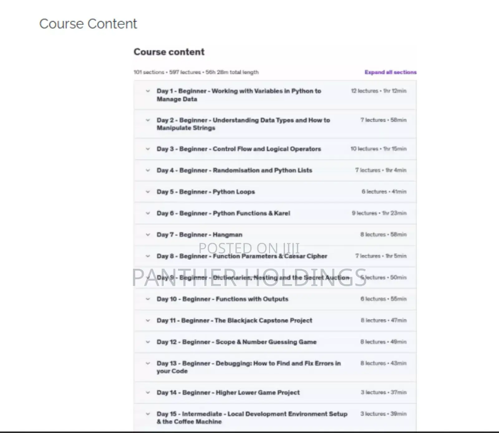 100 Days of Code: The Complete Python Pro Bootcamp