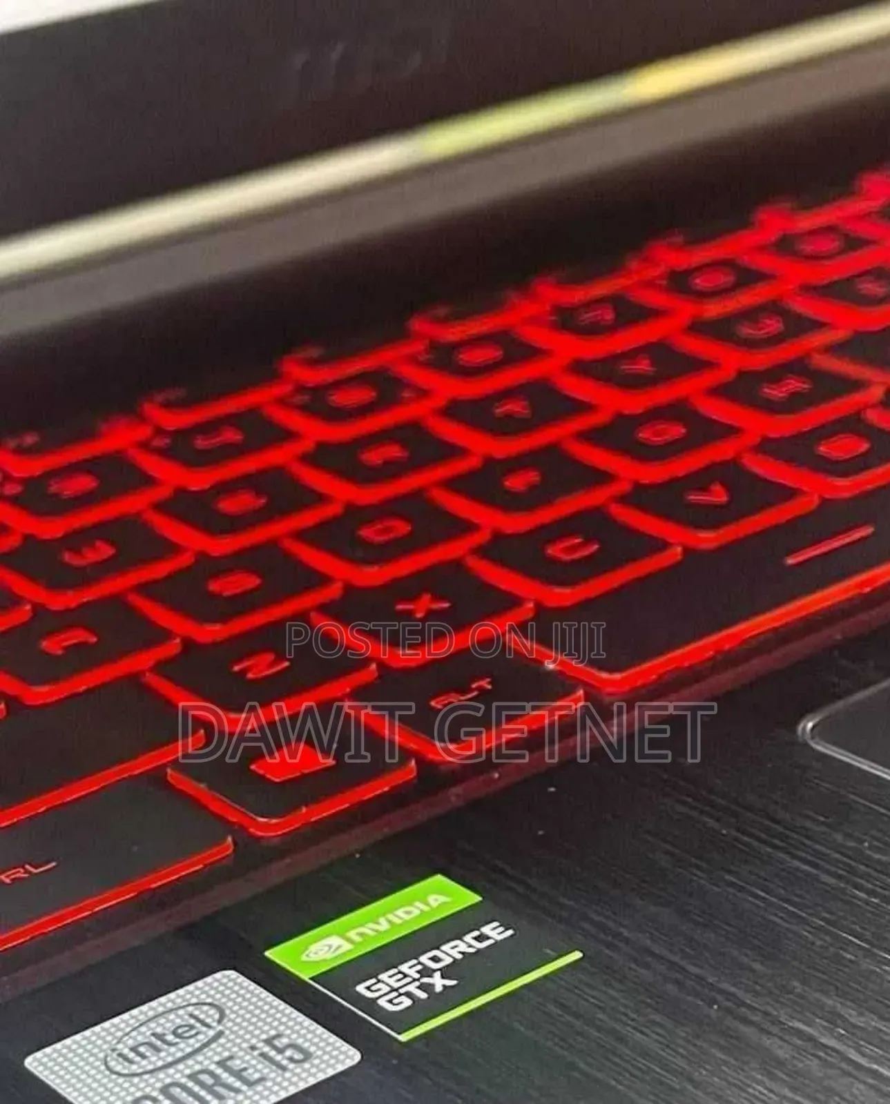 New Laptop MSI GF63 8GB Intel Core I5 SSD 256GB