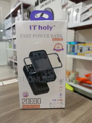 It Holy P202 Power Bank With 4 Built-in Cables and Wireless Charging