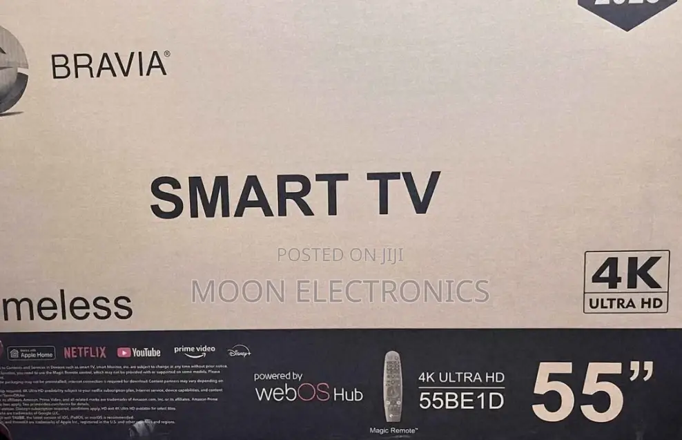 Sony Bravia 55” Uhd Smart Tv – Stunning Picture
