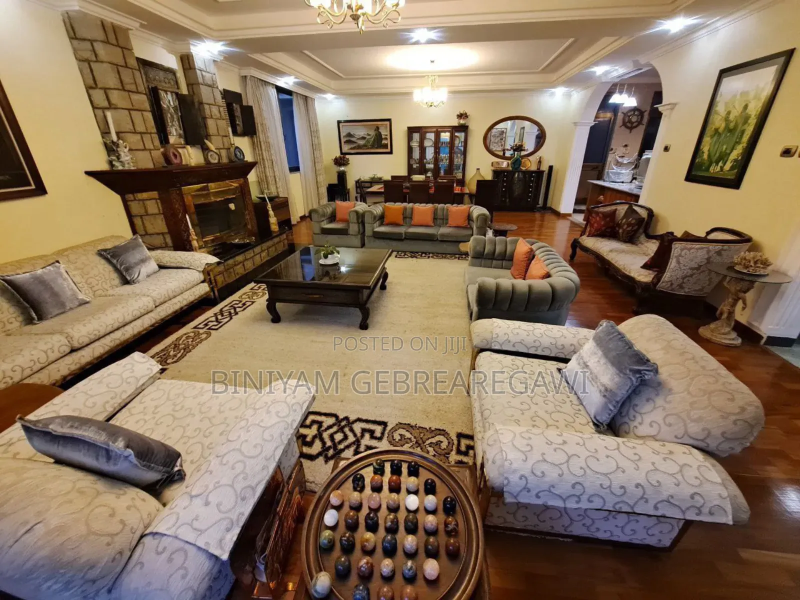 Furnished 7bdrm House in G+2, Yeka for rent