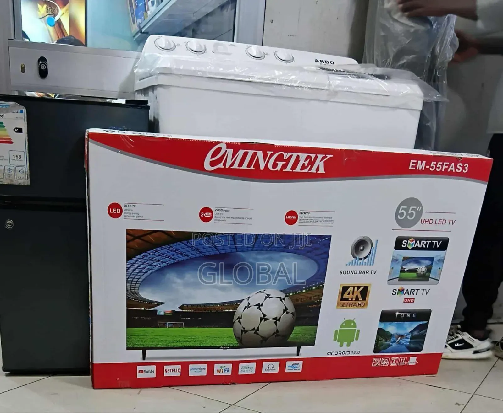 55''inch Emingtek Frameless Tv